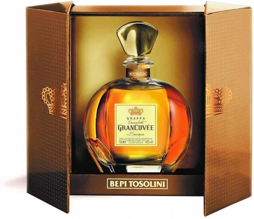 Bepi Tosolini Grappa "Grancuvée" Barrique 0,7l Decanter Gift Box