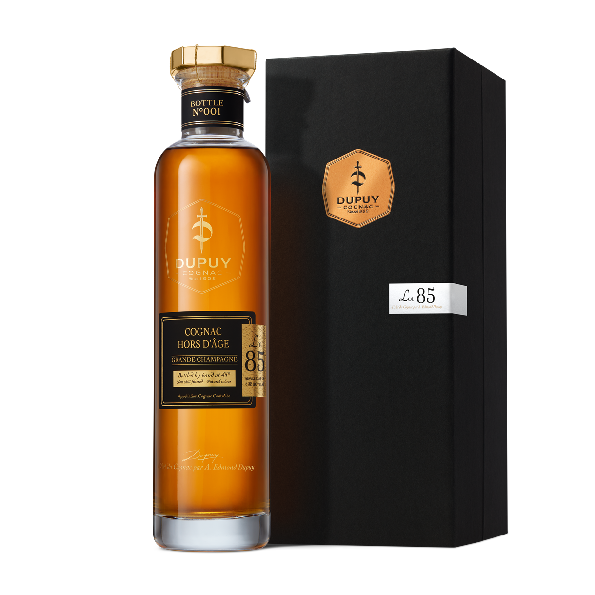 Dupuy Hors d'Age Cognac Grande Champagne  Lot 85 45% 0.7l in deluxe