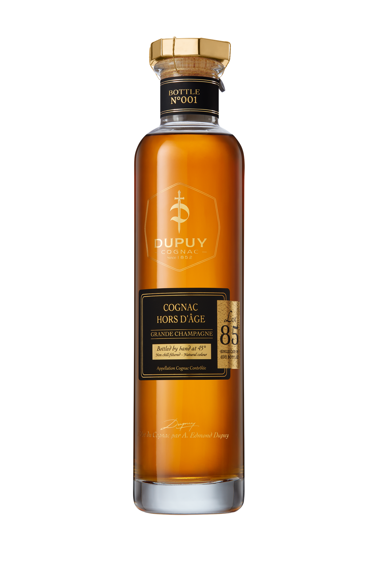 Dupuy Hors d'Age Cognac Grande Champagne  Lot 85 45% 0.7l in deluxe